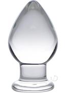 Prisms Molten Wide Glass Butt Plug - Clear